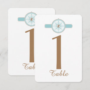 Het blauwe en goudbruine Roos van de Bindingstabel Kaart