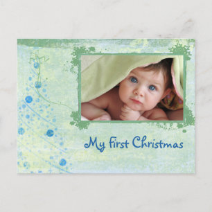 Het blauwe en Groene Briefkaart van de Foto van