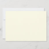 Het blauwe en witte huwelijk nodigt Tortelduifjes  Kaart (Achterkant)