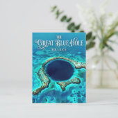Het Blauwe Gat Belize Briefkaart (Staand voorkant)