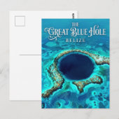 Het Blauwe Gat Belize Briefkaart (Voorkant / Achterkant)