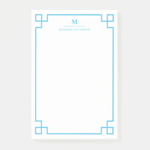 Het blauwe Griekse Zeer belangrijke Post-it® Notes
