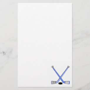 Het Blauwe Hockey van de hemel Briefpapier