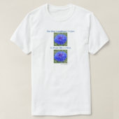 Het Blauwe Korenbloem Project - Le Project Bleuet T-shirt (Design voorkant)