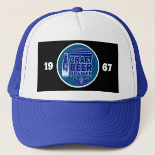Het Blauwe Logo van Brouwer -1967 van het Bier van Trucker Pet