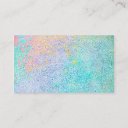 het blauwe malplaatje van de douanekaart van de do visitekaartje (Achterkant)