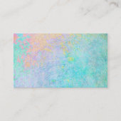 het blauwe malplaatje van de douanekaart van de do visitekaartje (Voorkant)