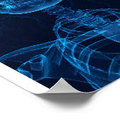 Het Blauwe Man Poster (Hoek)