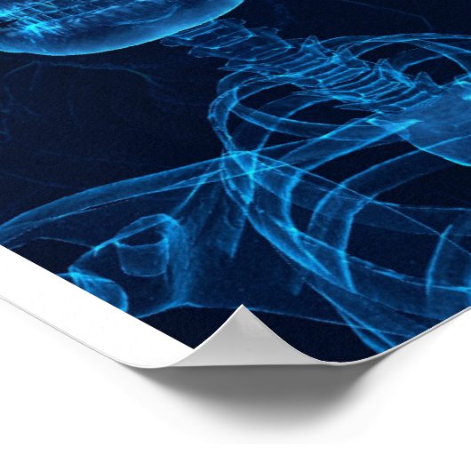 Het Blauwe Man Poster (Hoek)