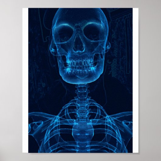 Het Blauwe Man Poster (Voorkant)