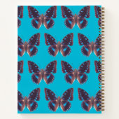 Het blauwe Notitieboek van de Butterfly-vlinder (Achterkant)