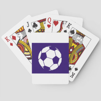 Het blauwe Ontwerp van het Football Pokerkaarten
