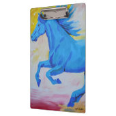 Het blauwe paard klembord (Links)
