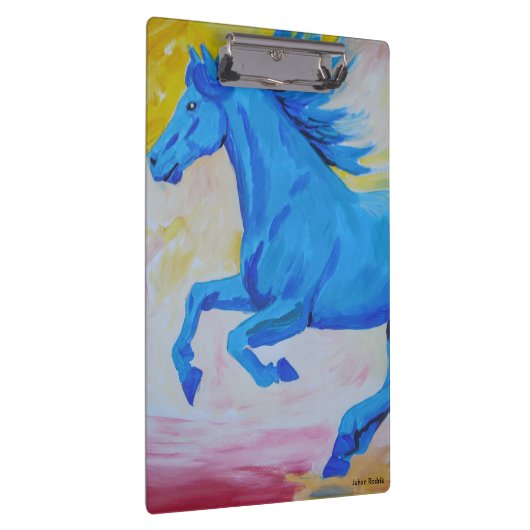 Het blauwe paard klembord (Rechts)
