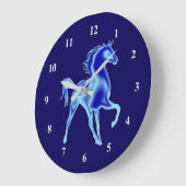 Het blauwe paard - Tekening - Kies /Add Kleur /Tex Grote Klok (Hoek)