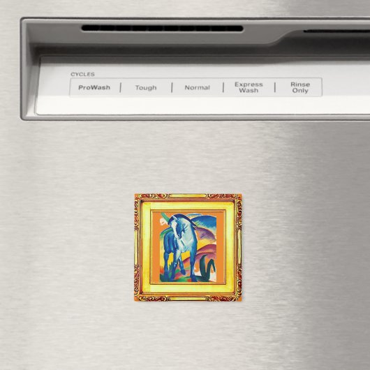 Het blauwe paard van Franz Marc Magneet (Insitu (Vaatwasser))