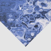 Het blauwe Papieren zakdoekje van de Gift van de Tissuepapier (Detail)