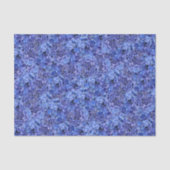 Het blauwe papieren zakdoekje van de Hydrangea Tissuepapier (Voorkant)