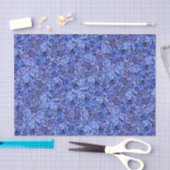 Het blauwe papieren zakdoekje van de Hydrangea Tissuepapier (Craft)