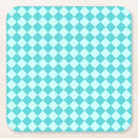 Het blauwe Patroon van de Diamant van de Kartonnen Onderzetters (Voorkant)