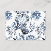 Het blauwe rif | Bruiloft hotelaccommodatie Informatiekaartje (Achterkant)