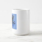 Het blauwe rijk van de koning koffiemok (Center)