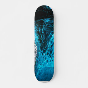Het blauwe Skateboard van het Ijs
