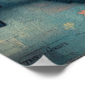 Het Blauwe Tafel Meesterwerk Hernieuwde Interpreta Poster (Hoek)