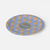 Het blauwe van de liefdeHamsters van I Patroon van Papieren Bordje (Gekanteld)