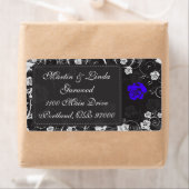 Het Blauwe Verschepende Etiket van de schemer (Insitu)