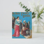 Het blauwe vliegboek briefkaart (Staand voorkant)