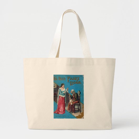 Het blauwe vliegboek grote tote bag (Voorkant)