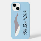 Het blauwe walvis kleurenblok Case-Mate iPhone case (Achterkant)