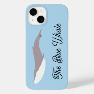 Het blauwe walvis kleurenblok Case-Mate iPhone 14 hoesje