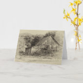 Het blauwe Wenskaart van het Land van de Berg van Kaart (Gele Bloem)