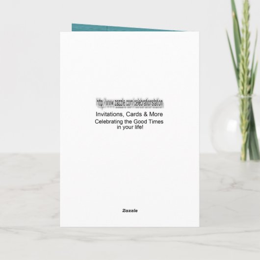 Het blauwe Wenskaart van Vaderdag van de Raad Kaart (Achterkant)