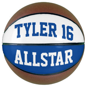 Het Blauwe Wit van Allstar Mini Basketbal