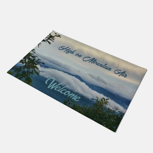 Het blauwe Wondengebied van de Ridge Deurmat (Schuin)