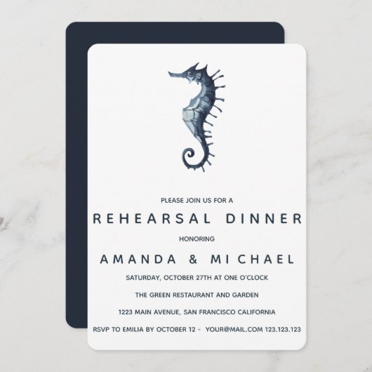 Het blauwe zeehondenweddenschap kaart (Voorkant / Achterkant)