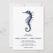 Het blauwe zeepaard | Uitnodiging tot weddenschapp (Voorkant)