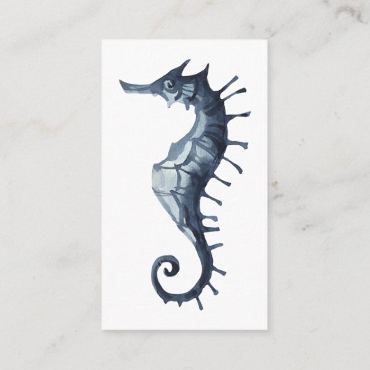 Het blauwe zeepaardje | Bruiloft hotelaccommodatie Informatiekaartje (Achterkant)