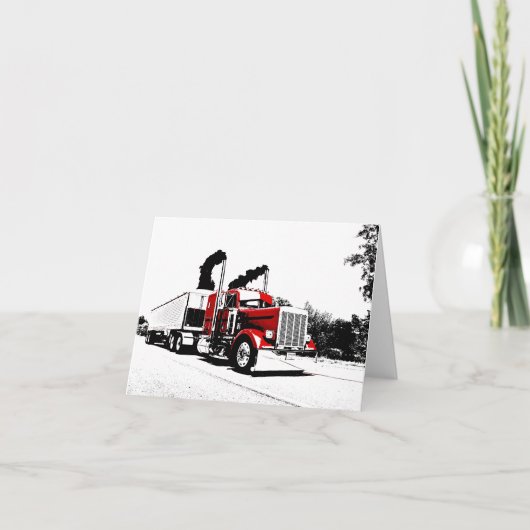 Het blazen door de Kaart van de Nota Peterbilt (Voorkant)