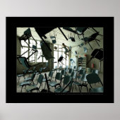 Het blazen in de wind poster (Voorkant)