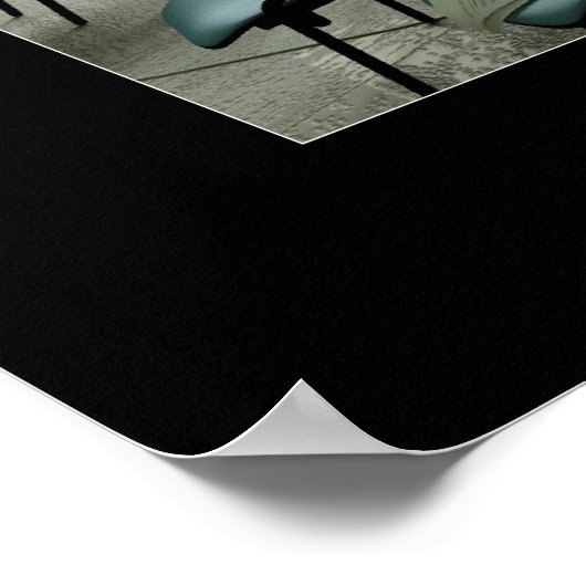 Het blazen in de wind poster (Hoek)