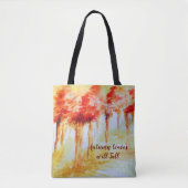 Het blazen in de wind tote bag (Voorkant)