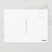 Het blazen van de Shofar visueel Briefkaart (Achterkant)