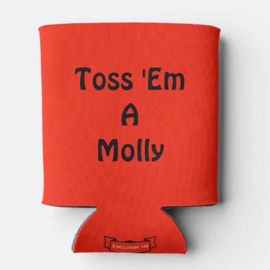 Het Bleke etiket van de heer Molotov Blikjeskoeler (Achterkant)