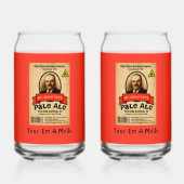 Het Bleke etiket van de heer Molotov Blikvorm Glas (Voorkant)