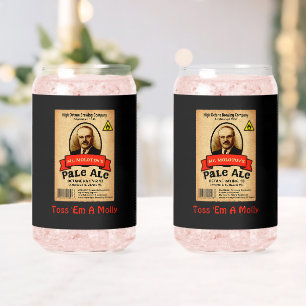 Het Bleke etiket van de heer Molotov Blikvorm Glas