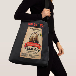 Het Bleke etiket van de heer Molotov Crossbody Tas